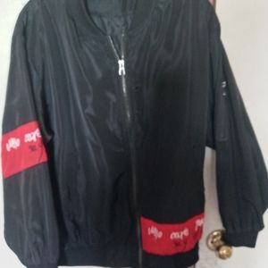 Windbreaker bomber jacket